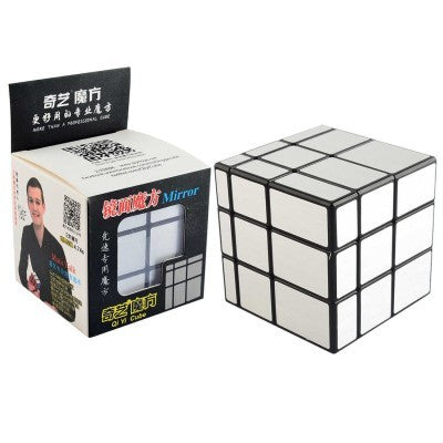 mirror silver cube