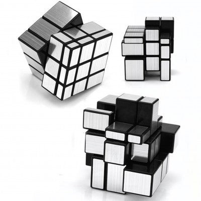mirror silver cube