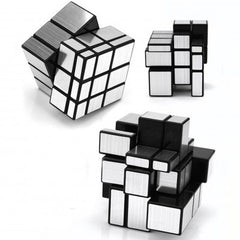 mirror silver cube