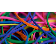 rubber bands (rainbow)