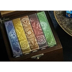 Five Elements Playing Cards Wooden Collection Set