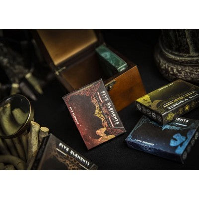 Five Elements Playing Cards Wooden Collection Set