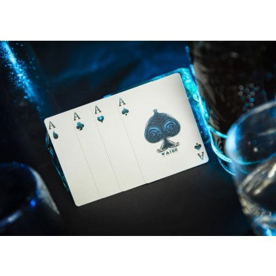 Five Elements Playing Cards Wooden Collection Set