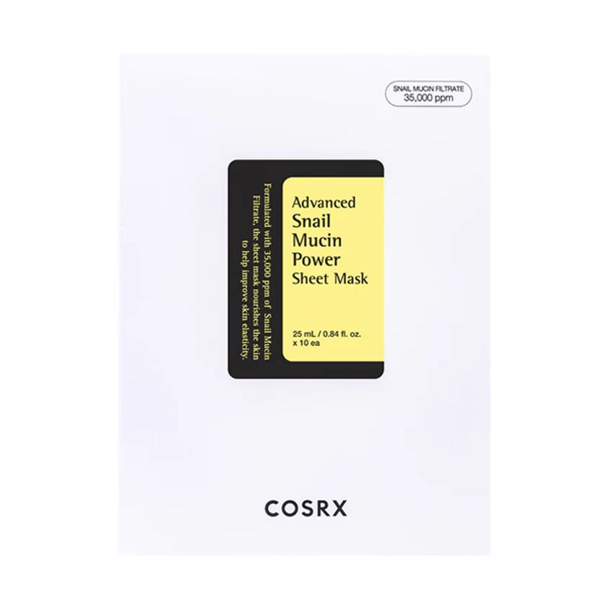 Cosrx  Advanced Snail Mucin Power Sheet Mask 10 Sheets