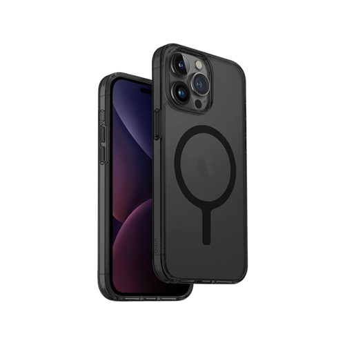 UNIQ HYBRID IPHONE 15 PRO MAGCLICK CHARGING LIFEPRO XTREME (AF) - SMOKE