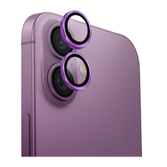 UNIQ OPTIX IPHONE 16 (2024) 6.1/6.7 ALUMINIUM CAMERA LENS PROTECTOR - GRAPE PINK (GRAPE PINK)