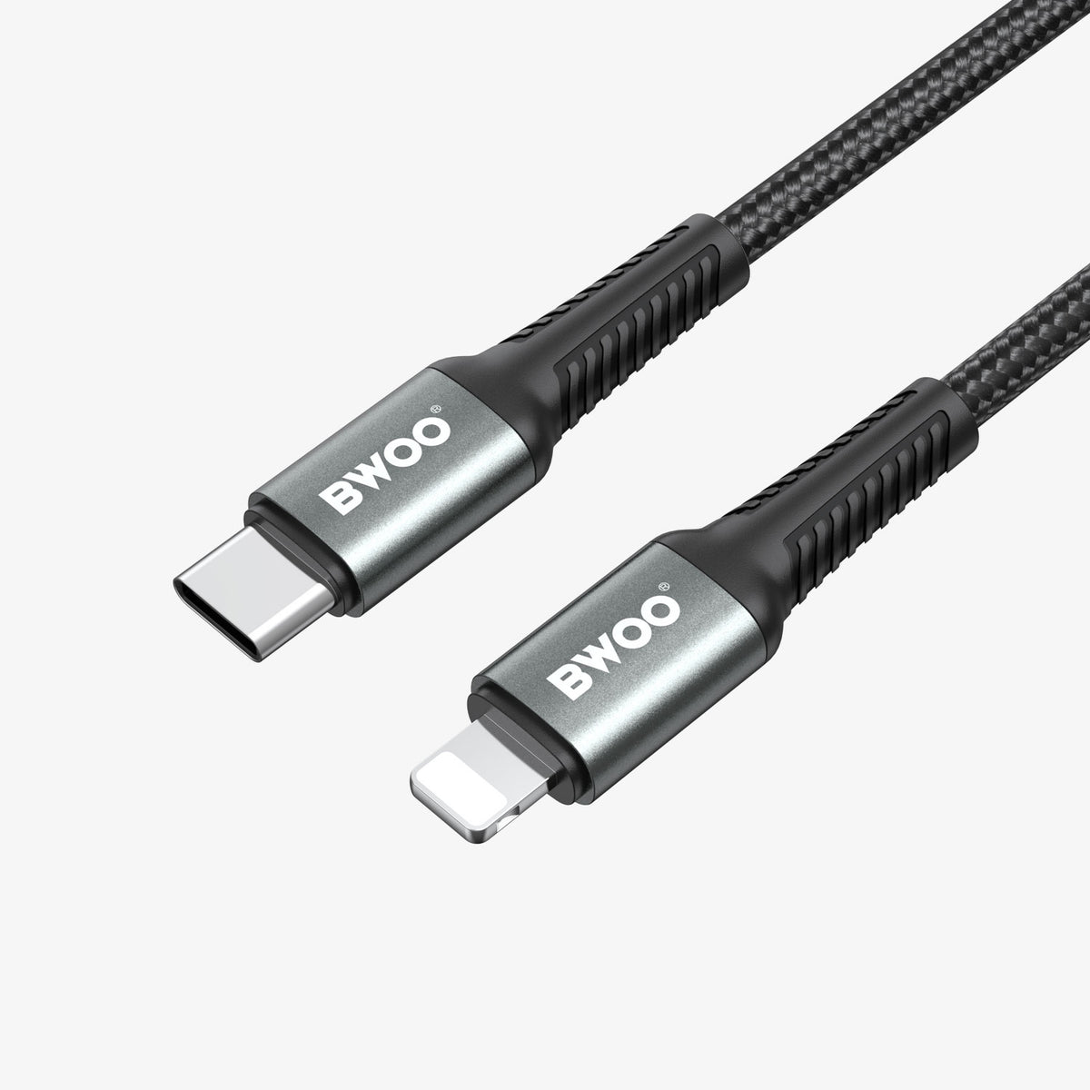 TYPE-C TO LIGHTNING FAST CHARGING DATA CABLE 3M BLACK