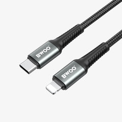 TYPE-C TO LIGHTNING FAST CHARGING DATA CABLE 3M BLACK