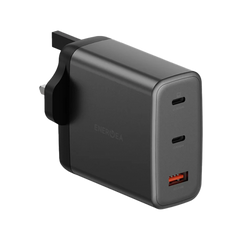 ENERGEA AMPCHARGE GAN100, 2C1A PD/PPS/SCP/QC3.0/AFC/FCP/ WALL CHARGER,100W (UK) - GUNMETAL