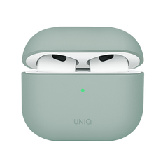 UNIQ LINO HYBRID LIQUID SILICON AIRPODS 4TH GEN (2024) CASE - ICEPLANT GREEN (ICEPLANT GREEN)