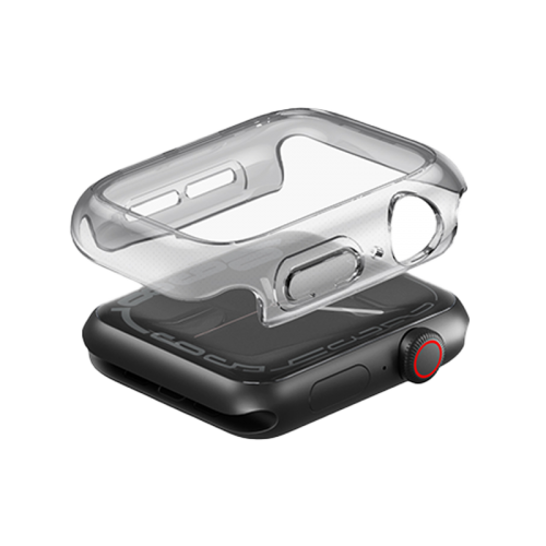 UNIQ GARDE HYBRID WATCH CASE WITH SCREEN PROTECTION 42MM -  SMOKE