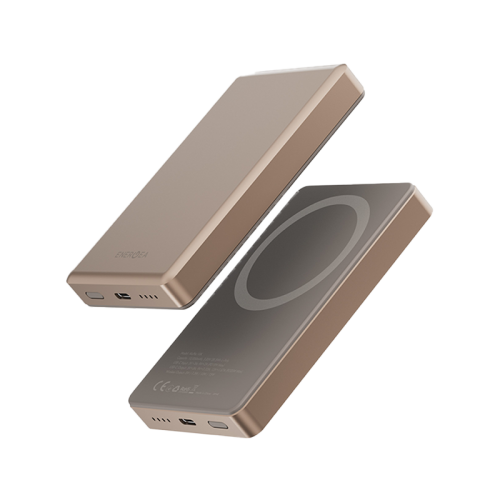 ENERGEA ALUPAC 10K,  10000MAH ULTRA LIGHT ALUMINIUM MAGSAFE COMPATIBLE POWER BANK - GOLD