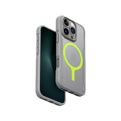 UNIQ HYBRID IPHONE 16 PRO MAGCLICK CHARGING COMBAT ACTIVE - STONE GREY