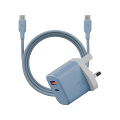 BAZIC GOPORT VELOX BUNDLE, 1C1A CHARGER 35W(UK) WITH WEAVE CABLE - BUBBLEGUM