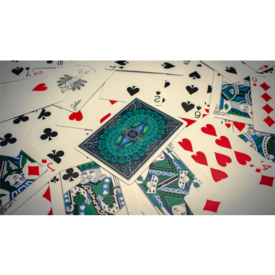 Peacocks Playing Cards