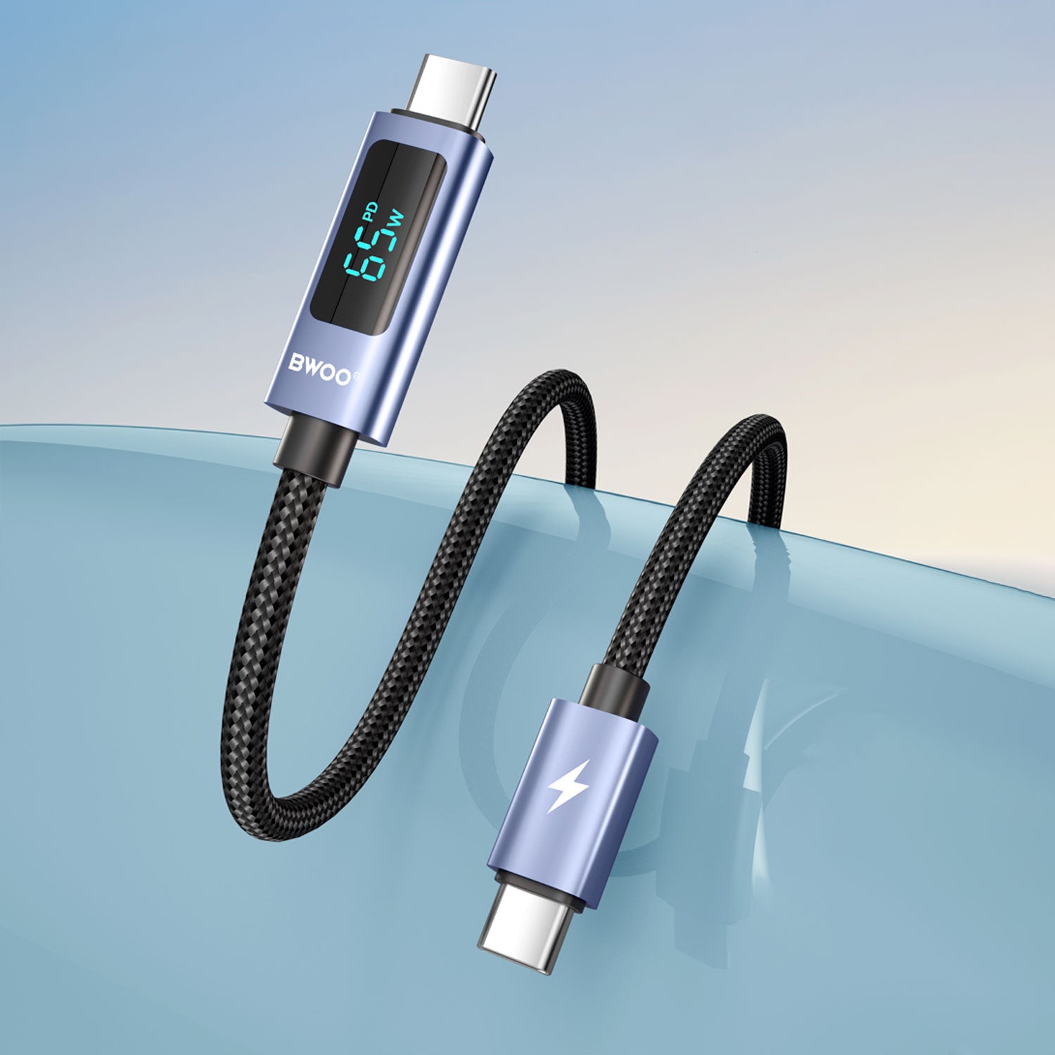 كابل بيانات شحن سريع من Type-C إلى Type-C