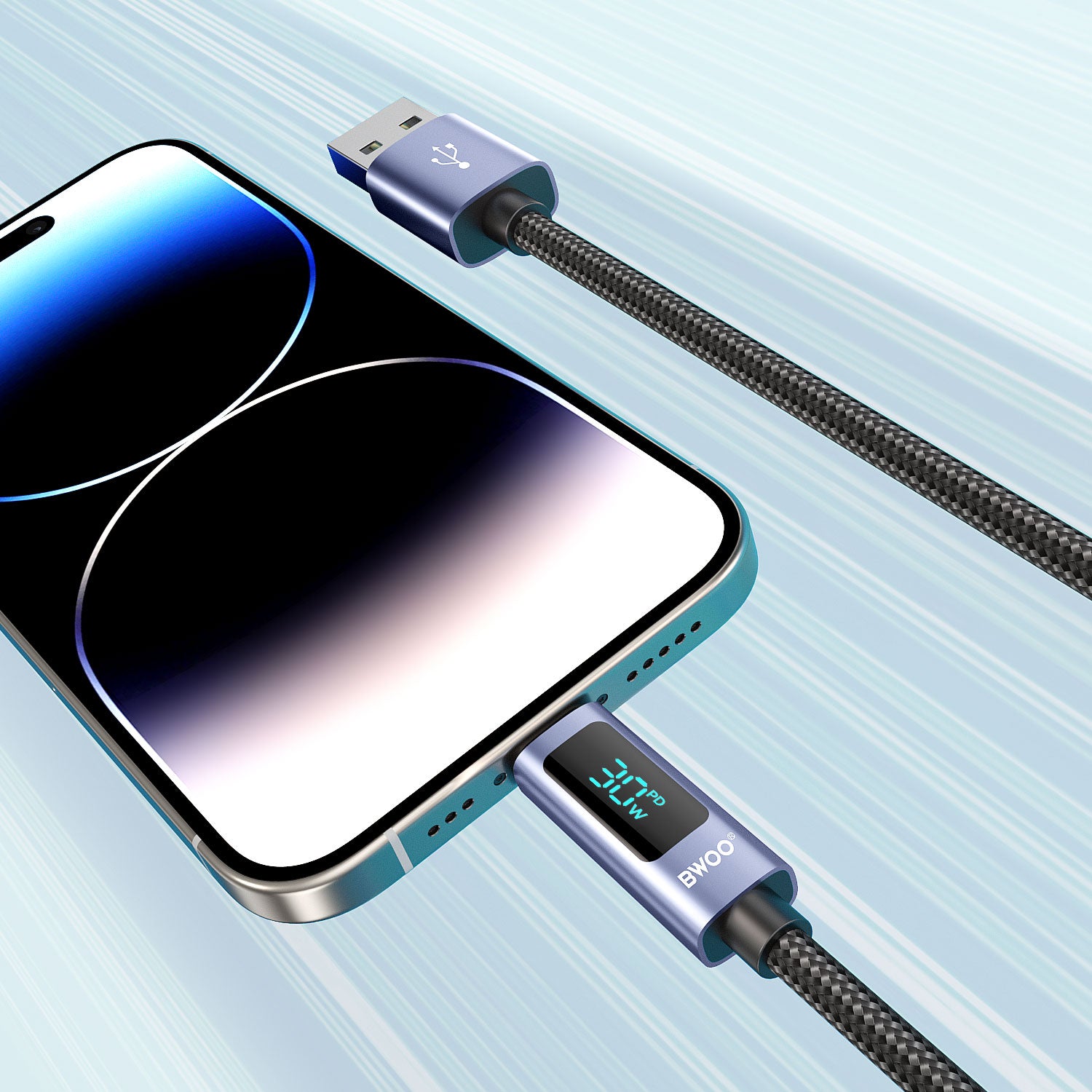 TYPE-C TO LIGHTNING FAST CHARGING DATA CABLE