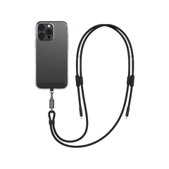 ENERGEA LASSO LANYARD C-C CABLE 480MBPS, 240W WITH LANYARD CARD 1.5M -BLACK