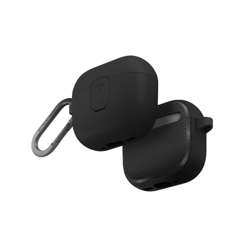 UNIQ CLYDE AIRPODS 4TH GEN (2024) LOCK CASE - CHARCOAL (CHARCOAL/DARK GREY)