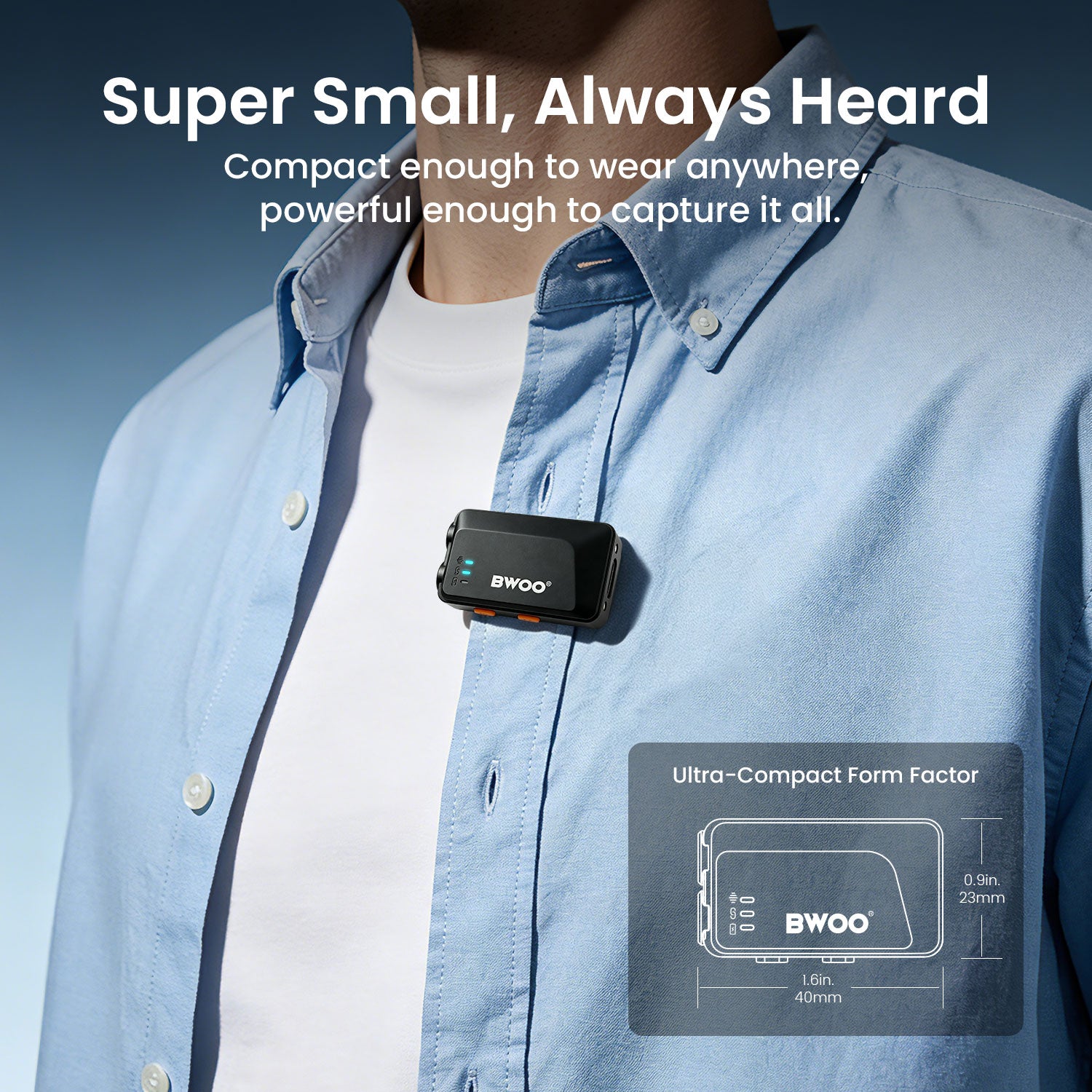 MF03 WIRELESS LAVALIER MICROPHONE