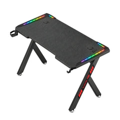 جادجتون KY-1 – طاولة ألعاب بإضاءة RGB انسيابية (المقاس: 120 × 60 × 72 سم) - لون أسود