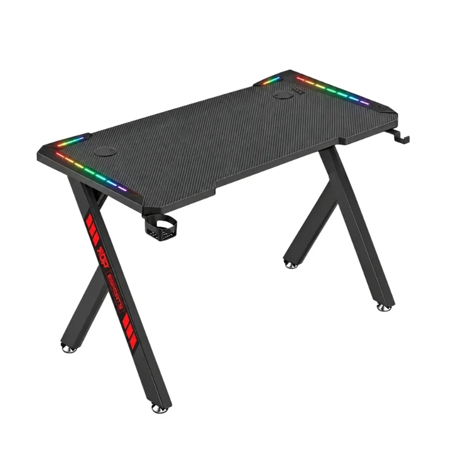 جادجتون KY-1 – طاولة ألعاب بإضاءة RGB انسيابية (المقاس: 120 × 60 × 72 سم) - لون أسود