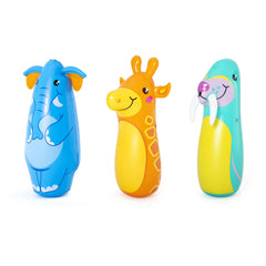 BESTWAY 89CM ANIMAL BOP BAGS (Contents:1 punching bag) Age 3+