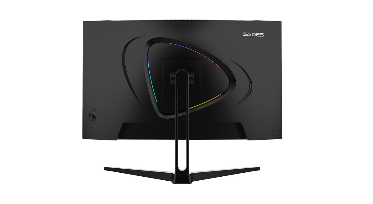 Sades FS-Dolphin-27 SA-C01F27 27" FHD (1920x1080), 300Hz Refresh Rate, 0.5Ms Response Time, HDMI 2.1, VA Curved Gaming Monitor - Black SA-C01F27