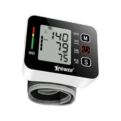 XPower BP3 W02 Wrist Blood Pressure Monitor Set White-4895246613604