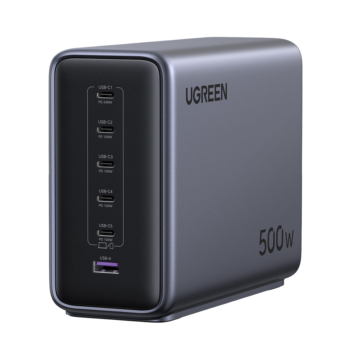 UGREEN 500W 6-Port GaN Desktop Fast Charger UK