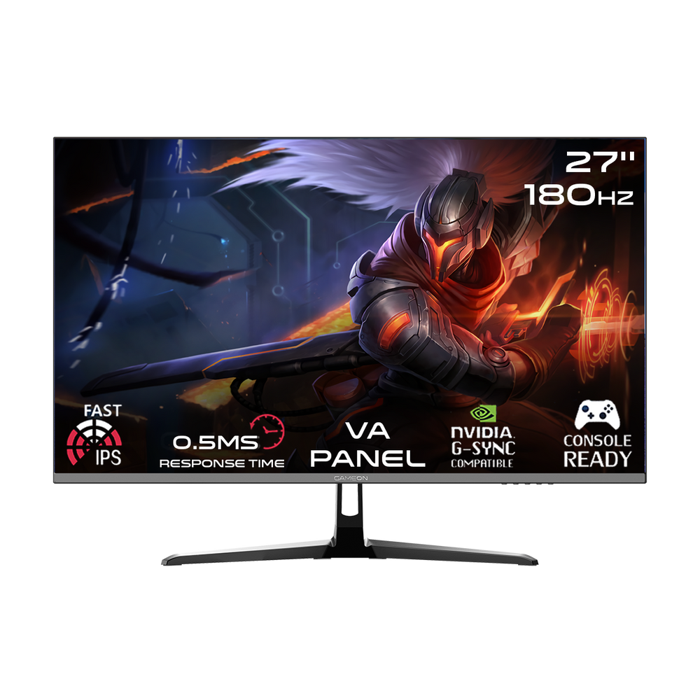 GAMEON GOPS27180VA 27" FHD Fast VA, 180Hz, 0.5 ms, HDMI 2.0 Gaming Monitor