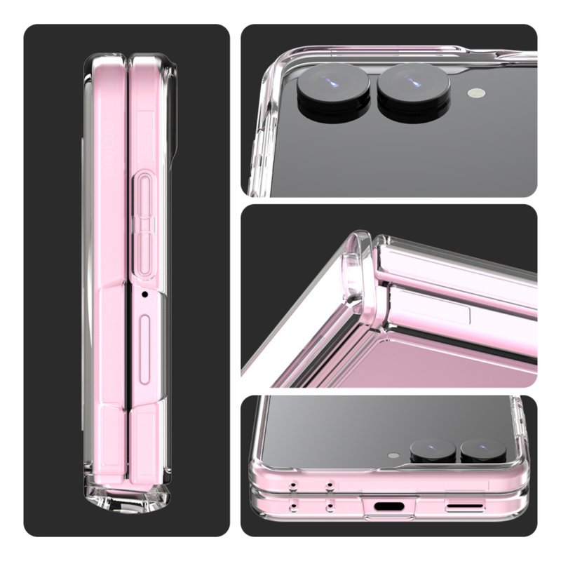 Araree Duple 360 Magsafe Stand Cover For Z Flip 8-Clear