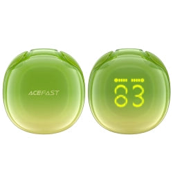 Acefast T9 Crystal (Air) color bluetooth earbuds, avocado green