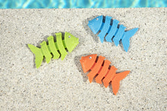 Bestway Squiggle Wiggle Fish Dive Toys (Contents:one set of dive fishes, 3 assorted colors) Age 3+