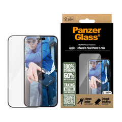 PanzerGlass® Screen Protector Clear iPhone 16 Plus | Classic Fit