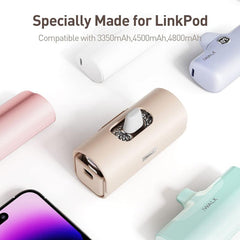 iWalk LINKPOD BAGS for Pocket Batttery - Pink