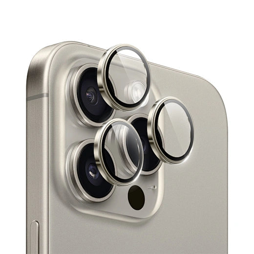 WIWU LG-006 3D Eagle eys lens guard for ip16 Pro/ip16 Pro Max Titanium gray
