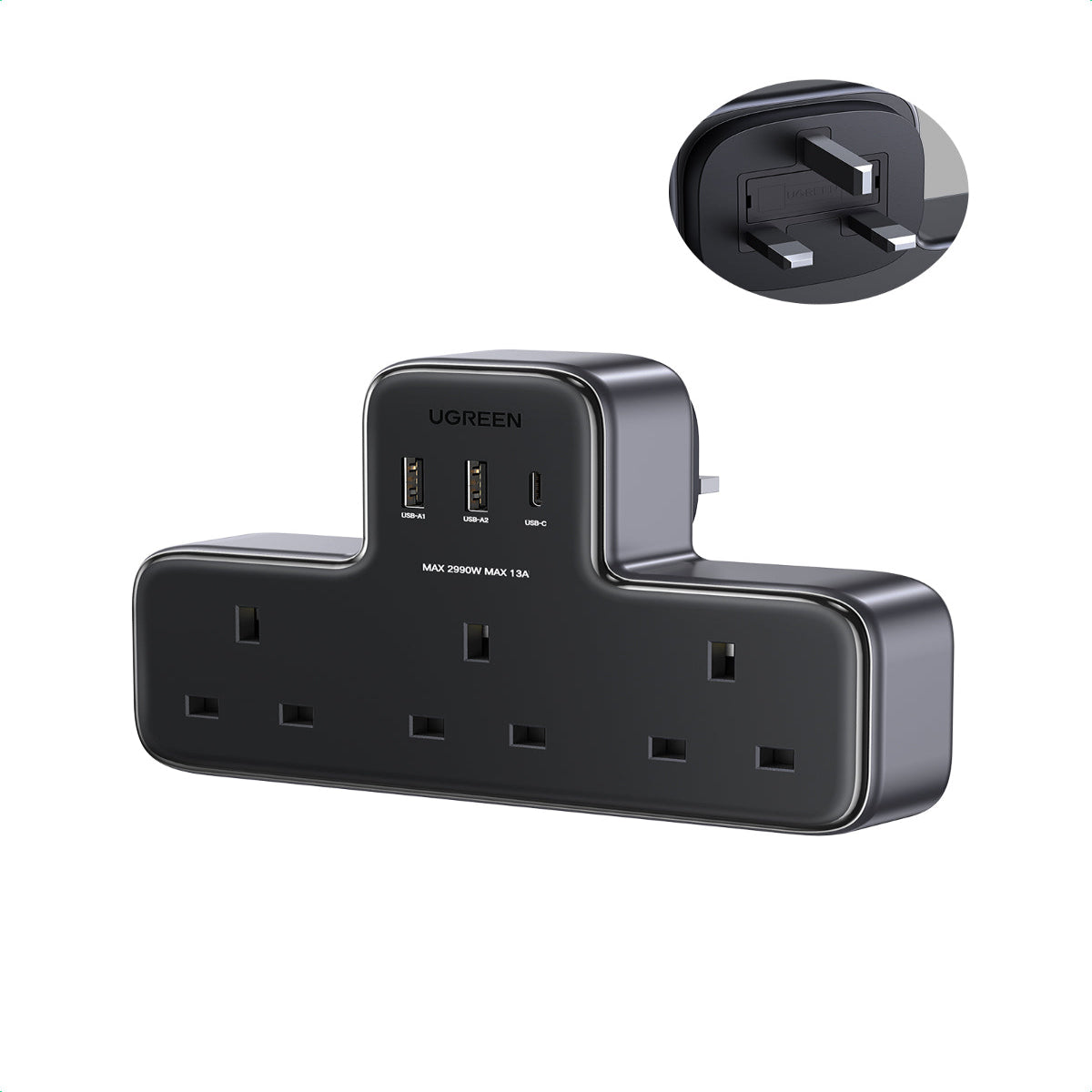 UGREEN 30W Outlet Extender (2A1C)S530
