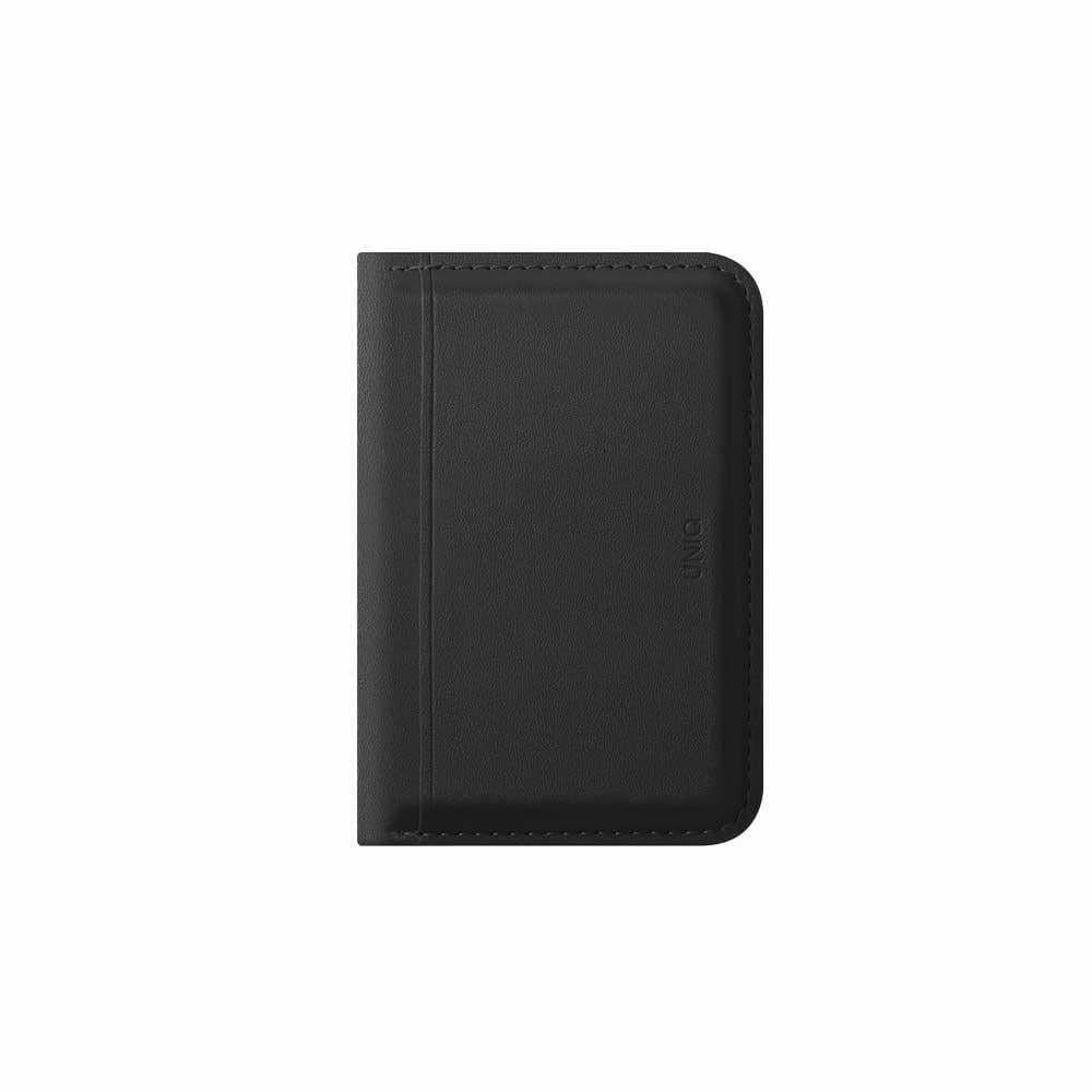 UNIQ LYDEN DS RFID-BLOCKING MAGNETIC WALLET - DALLAS BLACK (DALLAS BLACK/FLINT GREY)
