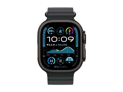 APPLE WATCH ULTRA 2 GPS + CELLULAR 49MM BLACK TITANIUM CASE WITH BLACK OCEAN BAND