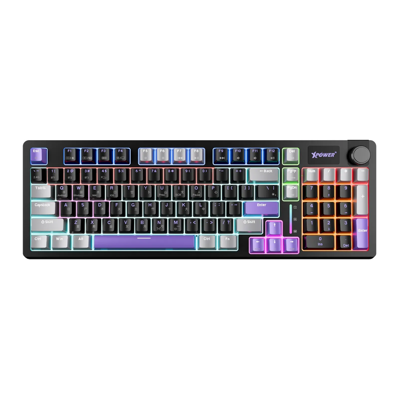 XPower Palles Tri-Mode Hot Swap Axis Mechanical Keyboard