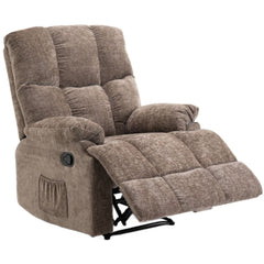 Lounge Recliner Sofa – Premium Chenille Fabric Comfort Design (88×94×103 cm) – Brown