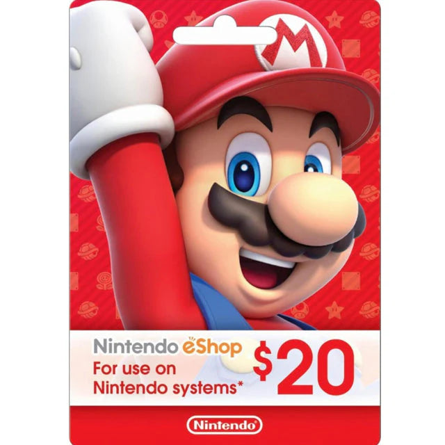 Nintendo E-Cards Nintendo eShop 20$