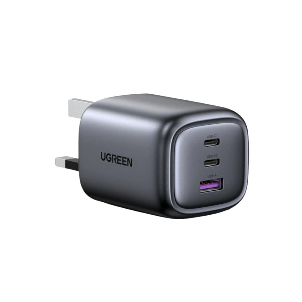 UGREEN Nexode 65W 3-Port Charger UK (Space Grey)