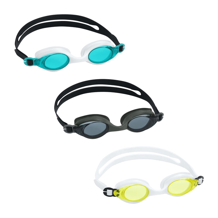 BESTWAY  LIGHTNING PRO GOGGLES (Contents:one pair of goggles, 3 assorted colors) Age 14+