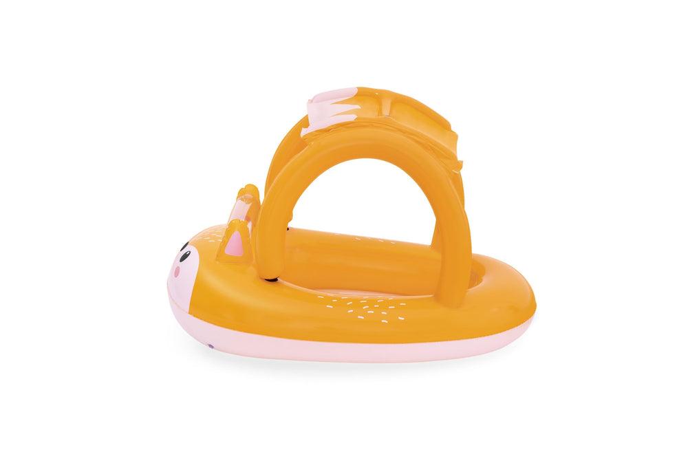 Bestway 94CM X 66CM Friendly Fox Shaded Baby Boat (Contents:1 boat) Age 3+