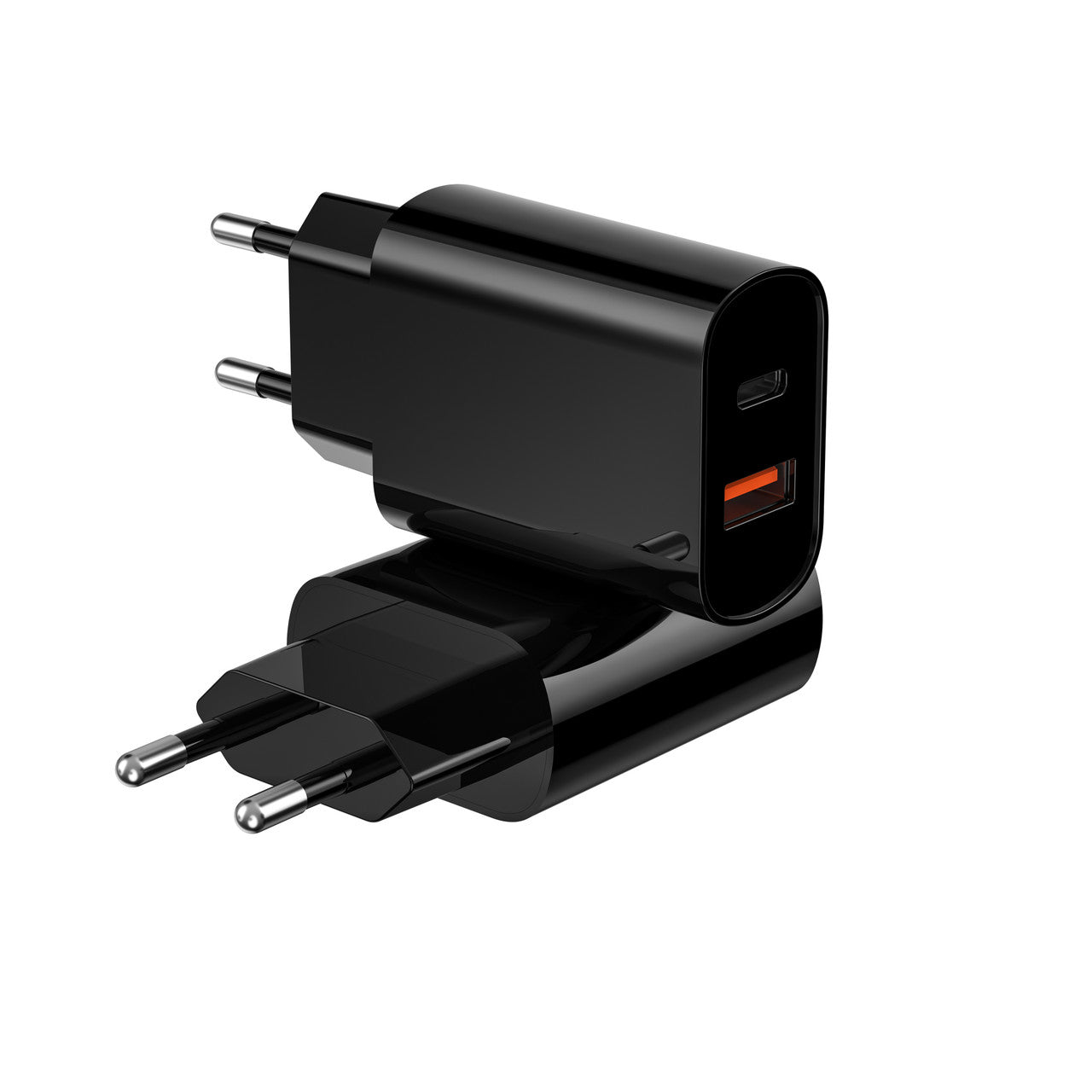 WIWU PD+QC Charger, EU Plug Wi-U003 Black