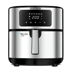 Black & Decker Airfryer Window 6-in-1 Multifunction 7.2L Grand Digital AerOfry, Stanless Steel and BSV 1500W