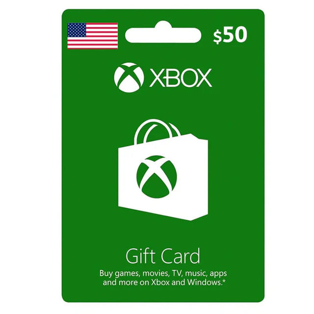XBOX E-Cards XBOX Card 50$