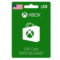 XBOX E-Cards XBOX Card 50$